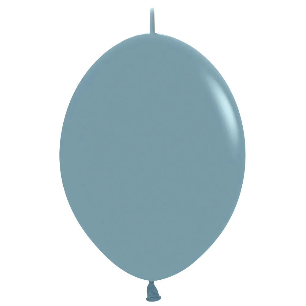 12 inch SEMPERTEX LINK-O-LOON - PASTEL DUSK BLUE