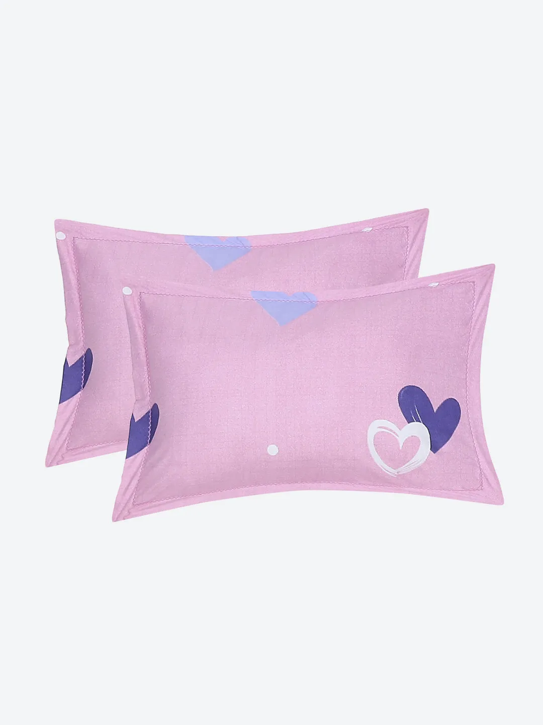 140 GSM Polyester Double Bed Bedsheet with 2 Pillow Covers