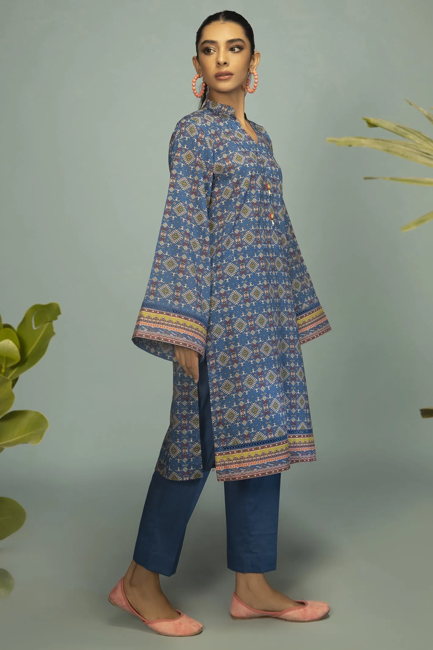 1PC Unstitched Printed Shirt