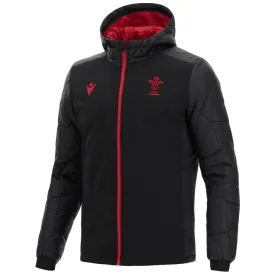 2021-2022 Wales Padded Bomber Jacket (Black)