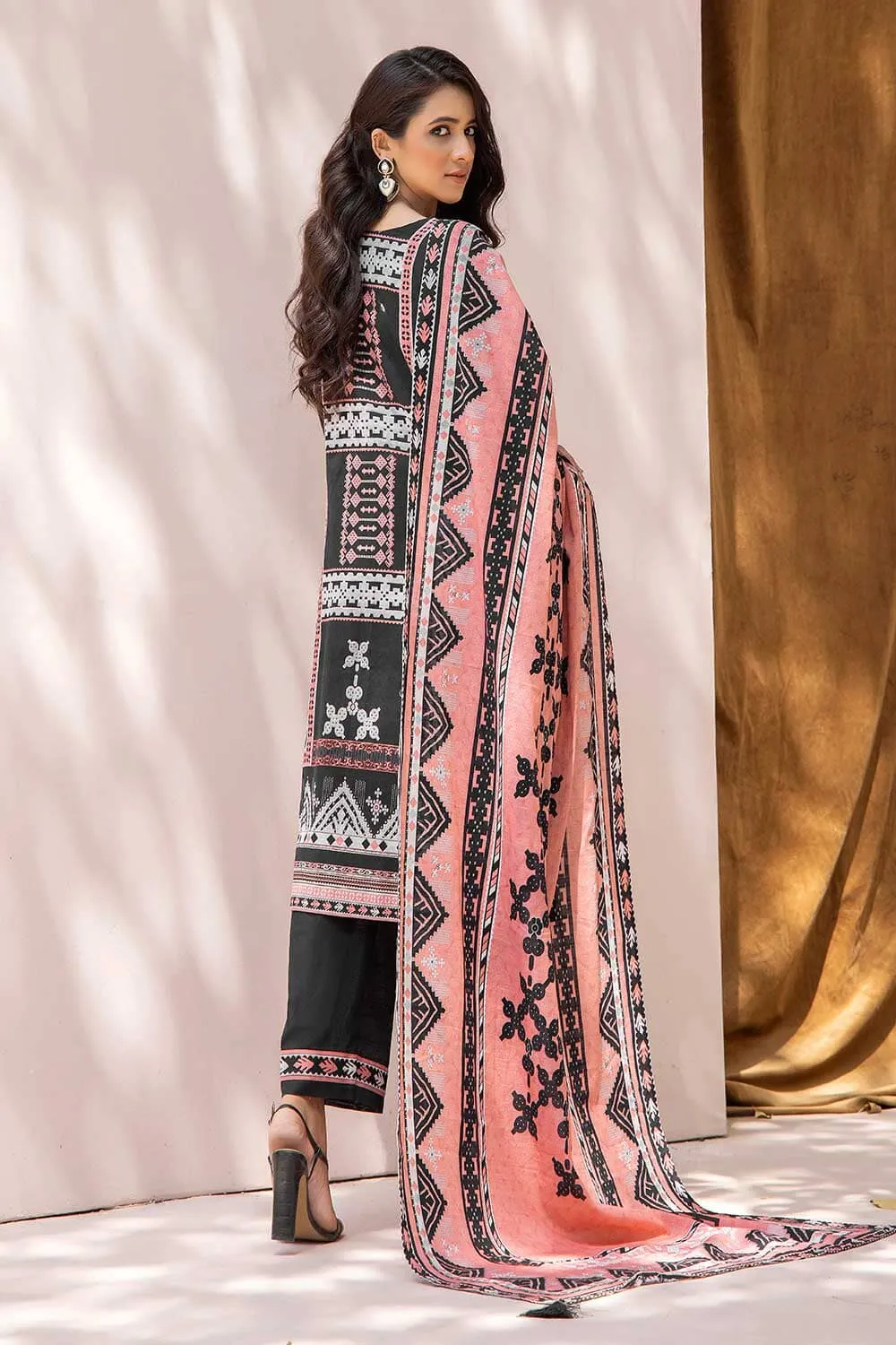 3 Pcs Unstitched Khaddar Suit KKH-2197