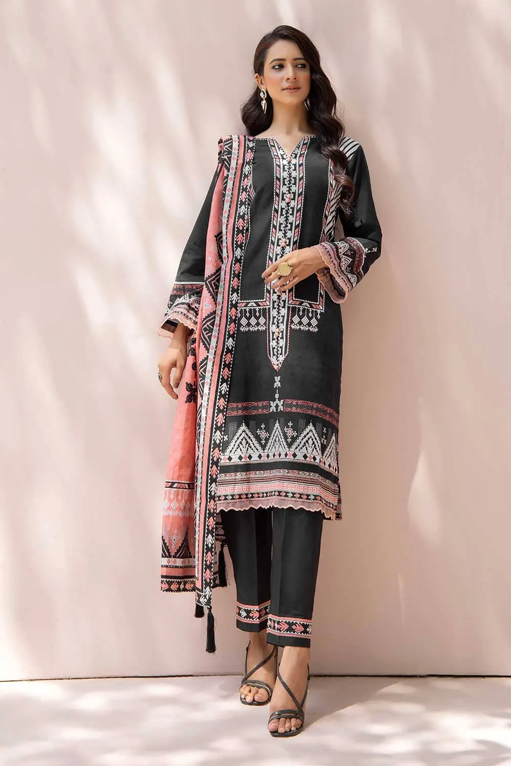 3 Pcs Unstitched Khaddar Suit KKH-2197
