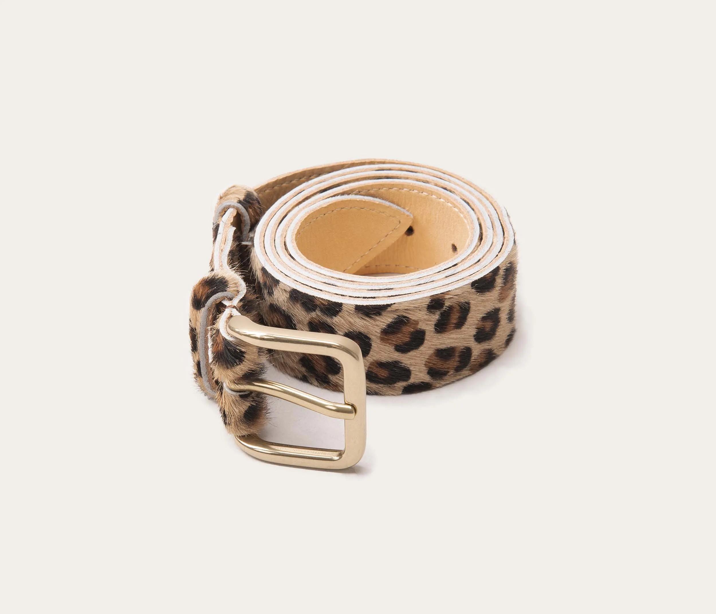 35mm Leopard print belt
