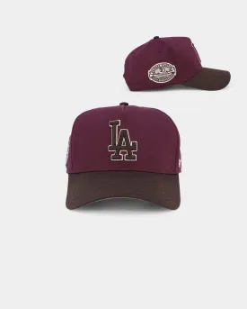 47 Brand Los Angeles Dodgers 'Bacon Me Crazy' MVP DT Snapback Dark Maroon/Brown