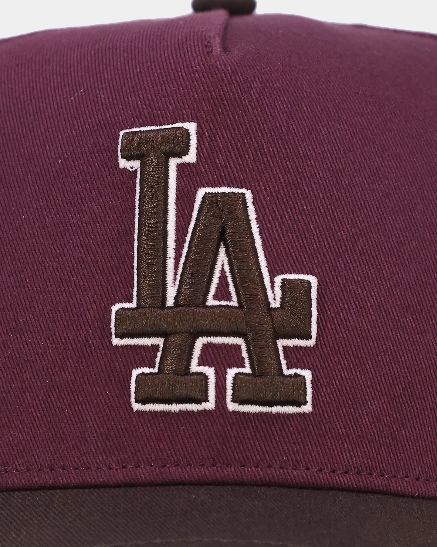 47 Brand Los Angeles Dodgers 'Bacon Me Crazy' MVP DT Snapback Dark Maroon/Brown