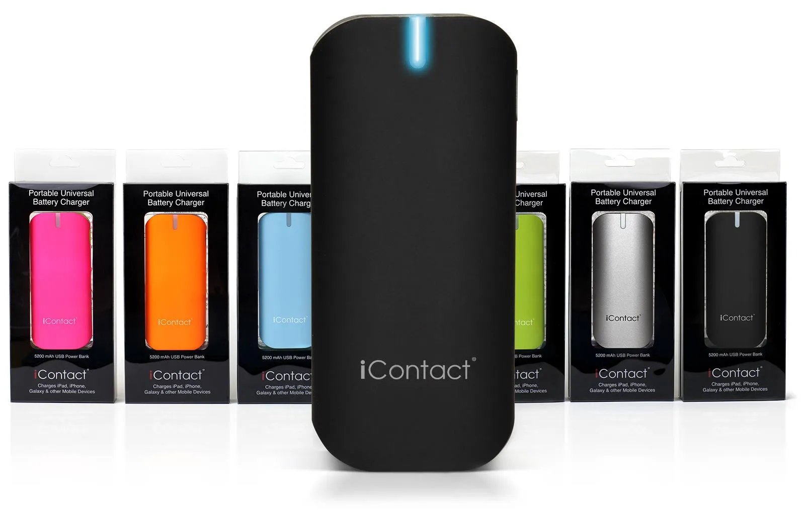 5200mAh Power Bank - Black & Gray