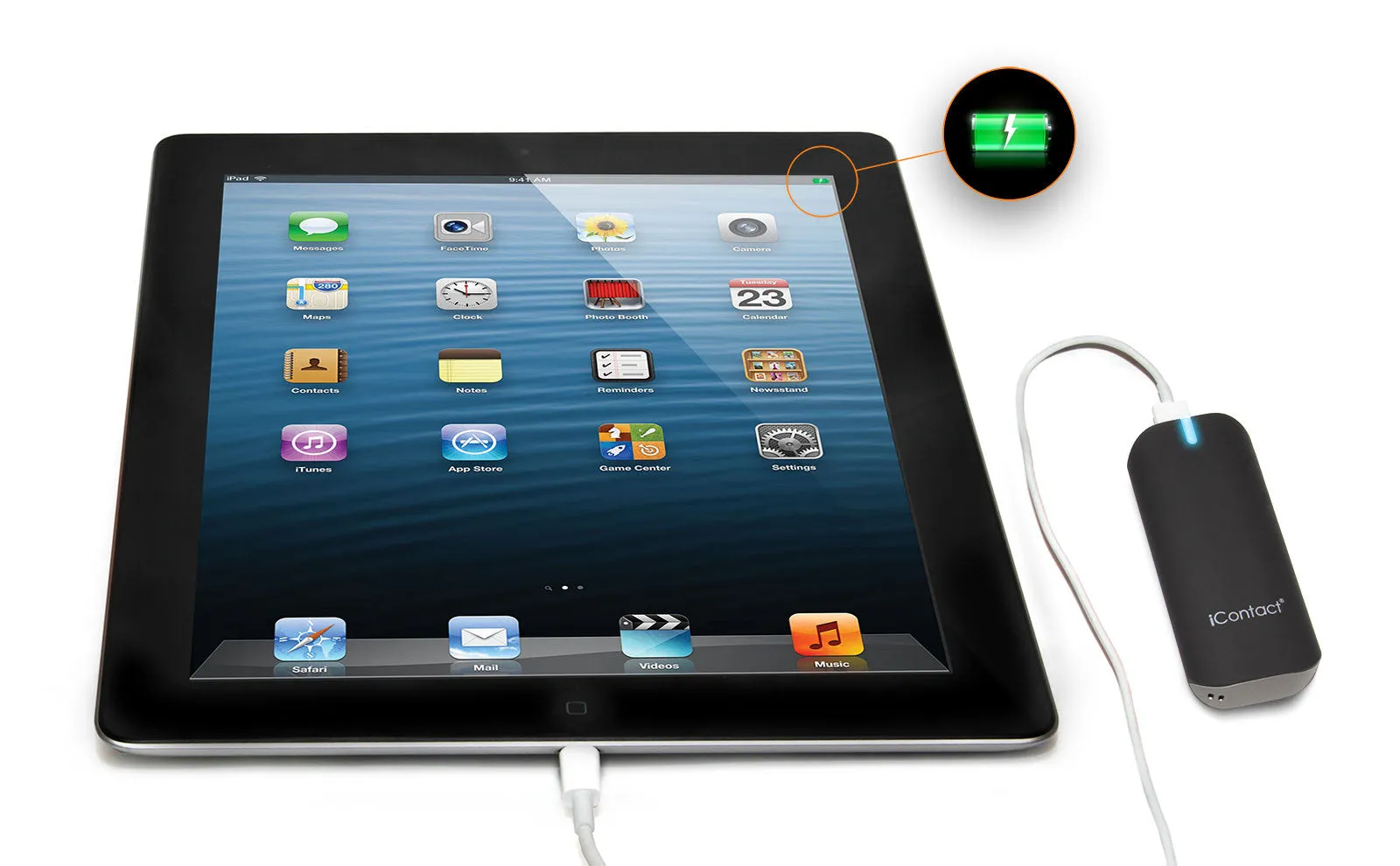 5200mAh Power Bank - Black & Gray