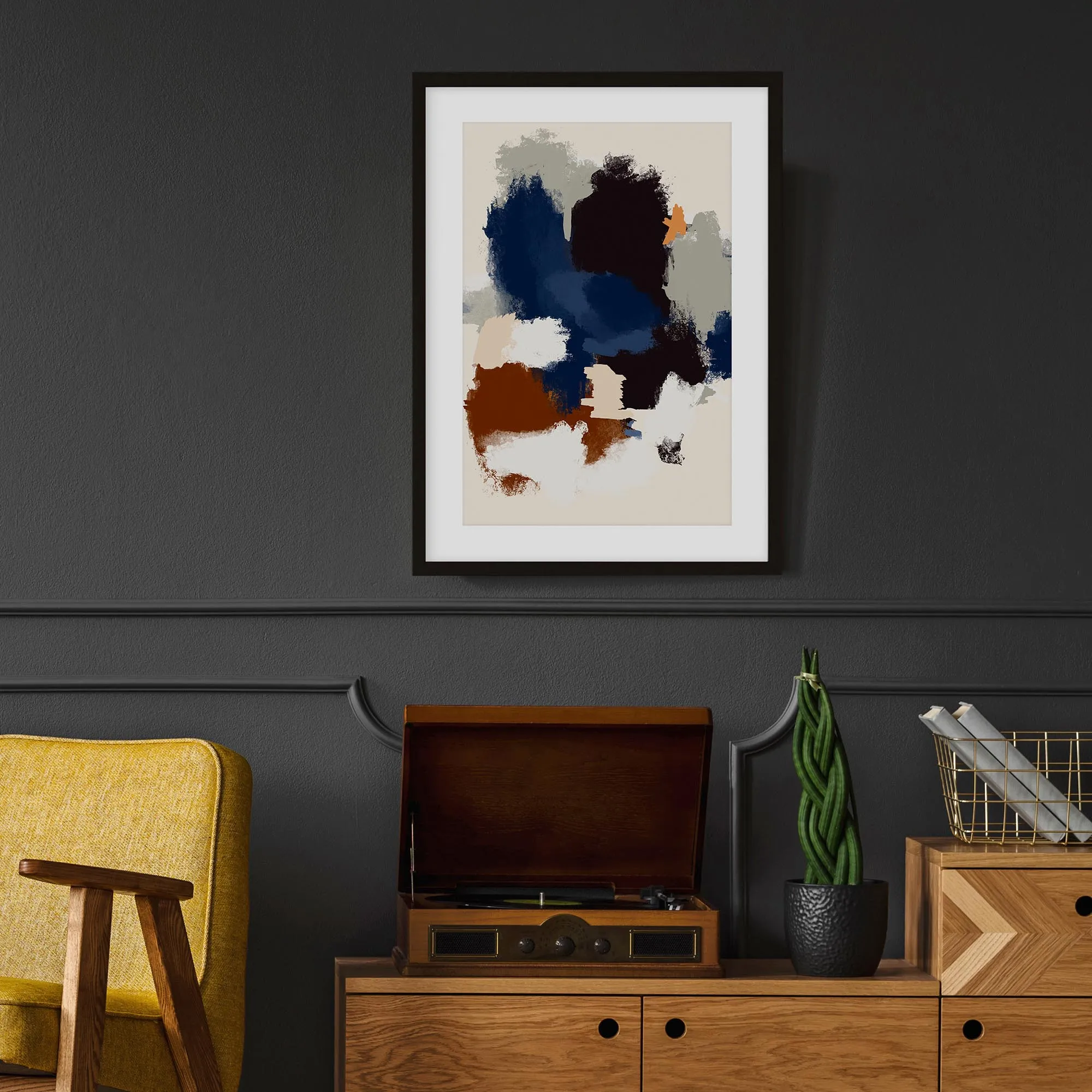 Abstract Paradigm II Framed Print