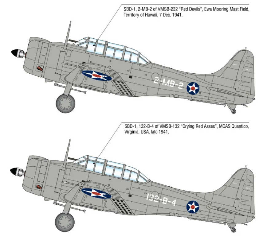 Academy Aircraft 1/48 SBD-1 Dauntless Kit