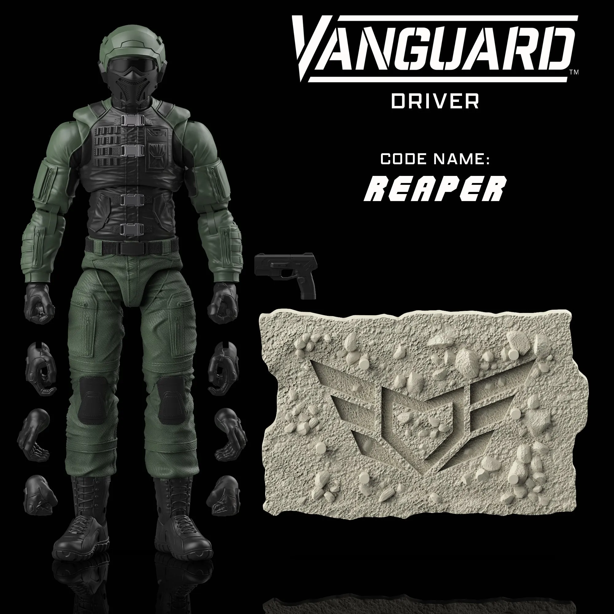 Action Force Vanguard (Stealth Gray)