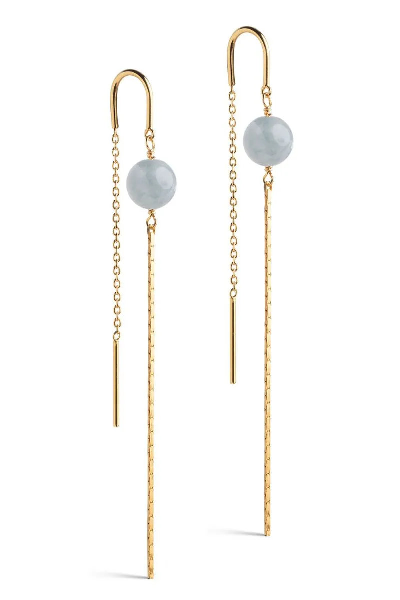 Aga Earrings | Light Blue | Øreringe fra Enamel