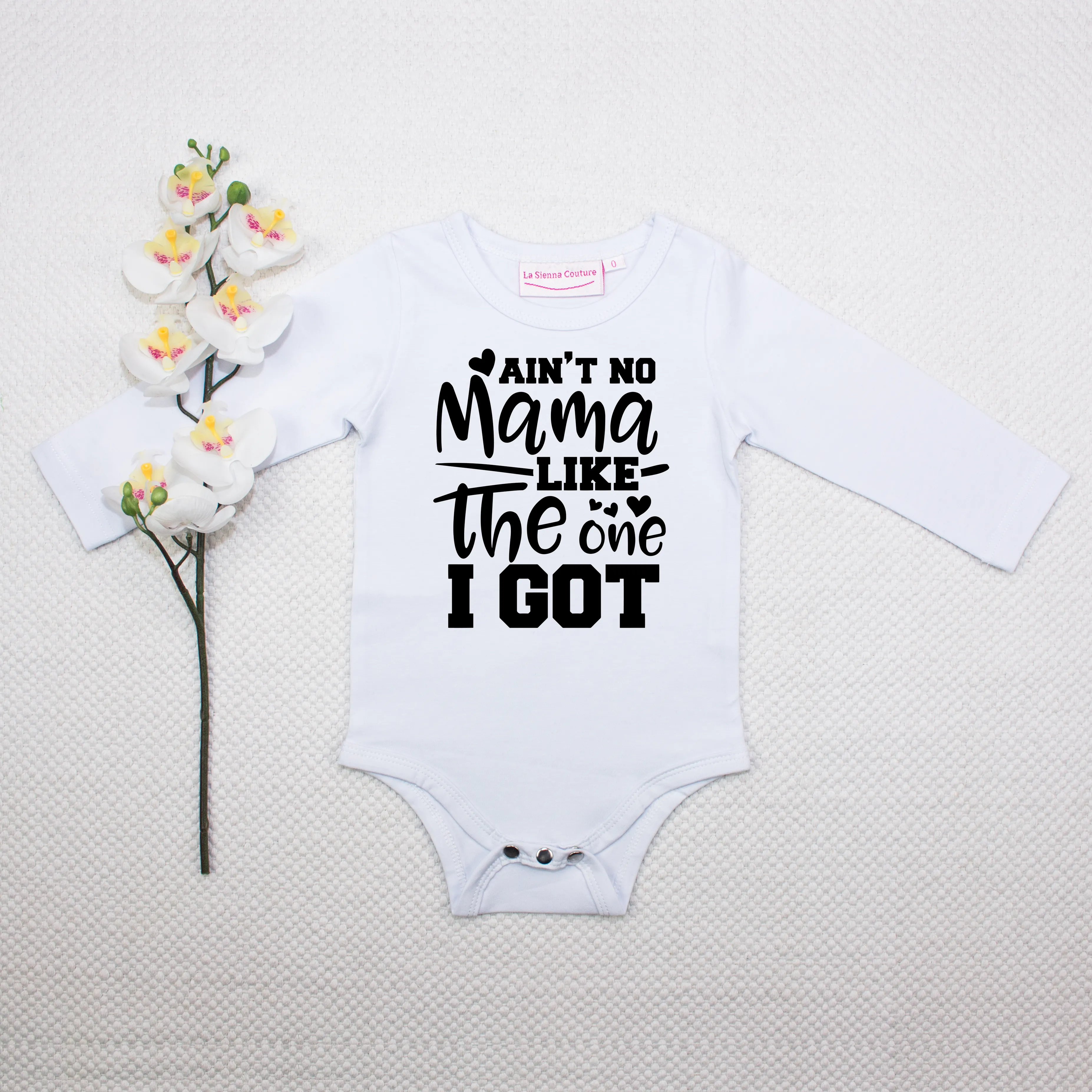 Ain't No Mama Unisex Long Sleeve - VINYL - Custom