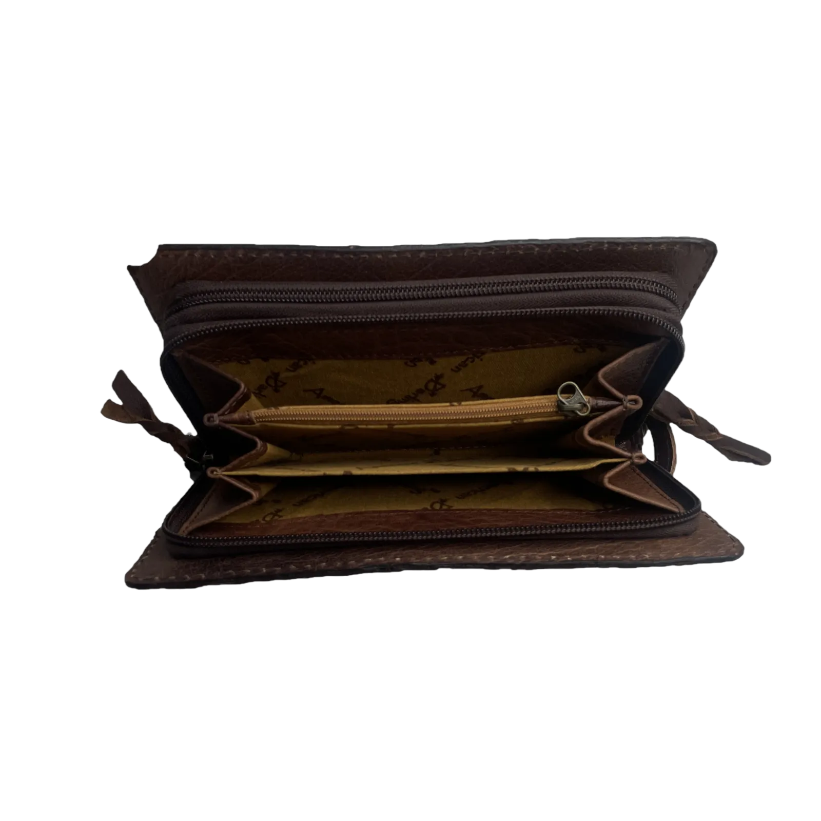 American Darling® Ladies Organiser Croc Leather Handbag ADBG485AV