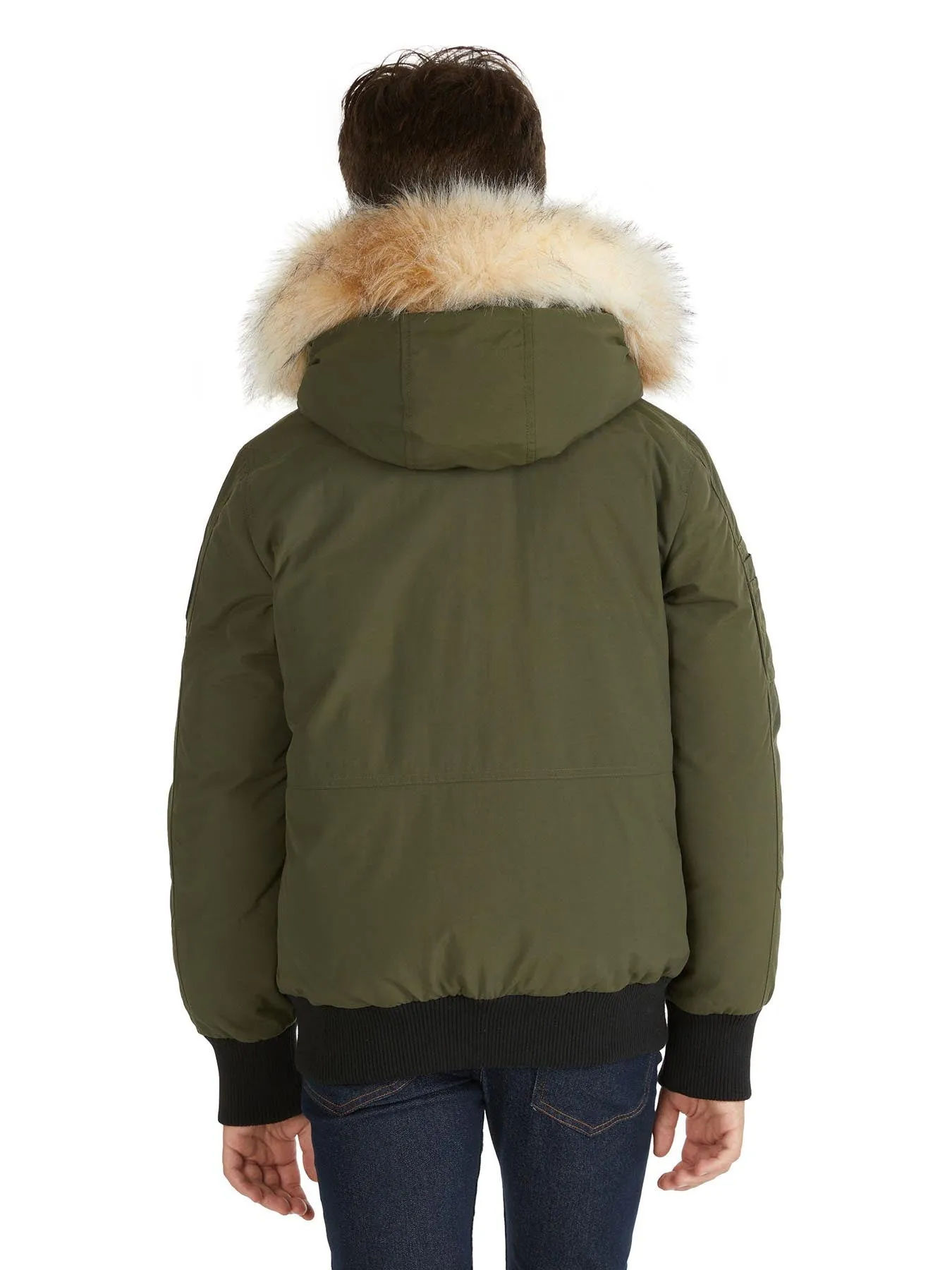 Stylish Anderson Kids Mixed-Media Bomber Jacket for Boys and Girls