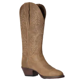 Ariat Ladies Heritage Tan Bomber Elastic Wide Calf Boots 10038337