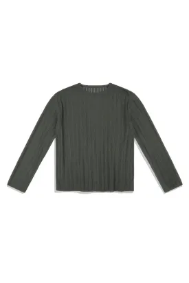 Ash Gray Soft Cron Knit