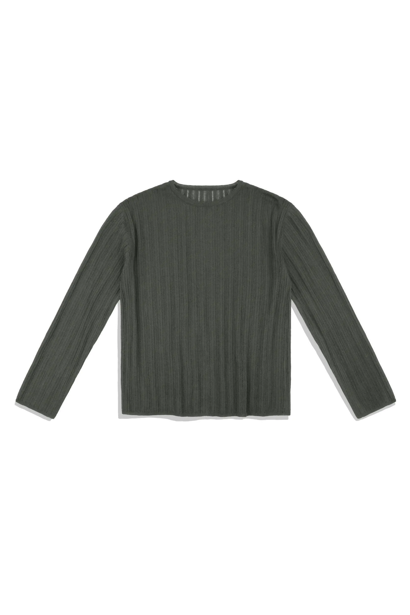 Ash Gray Soft Cron Knit