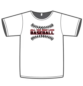 ATWL BASEBALL (BLACK/RED) MEN'S WHITE SUB DYE JERSEY