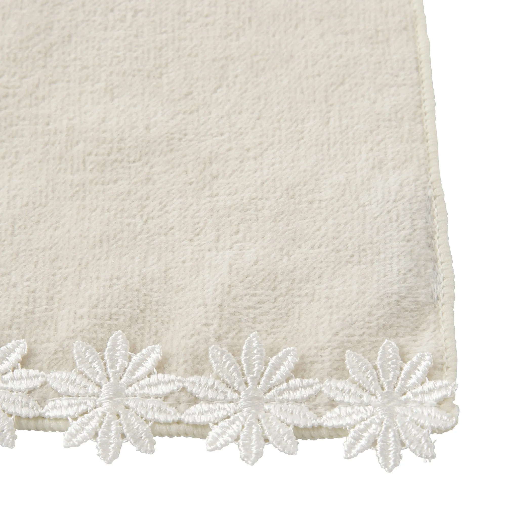 Ballot Antibacterial Deodorant Floret Lace Handkerchief Light Gray