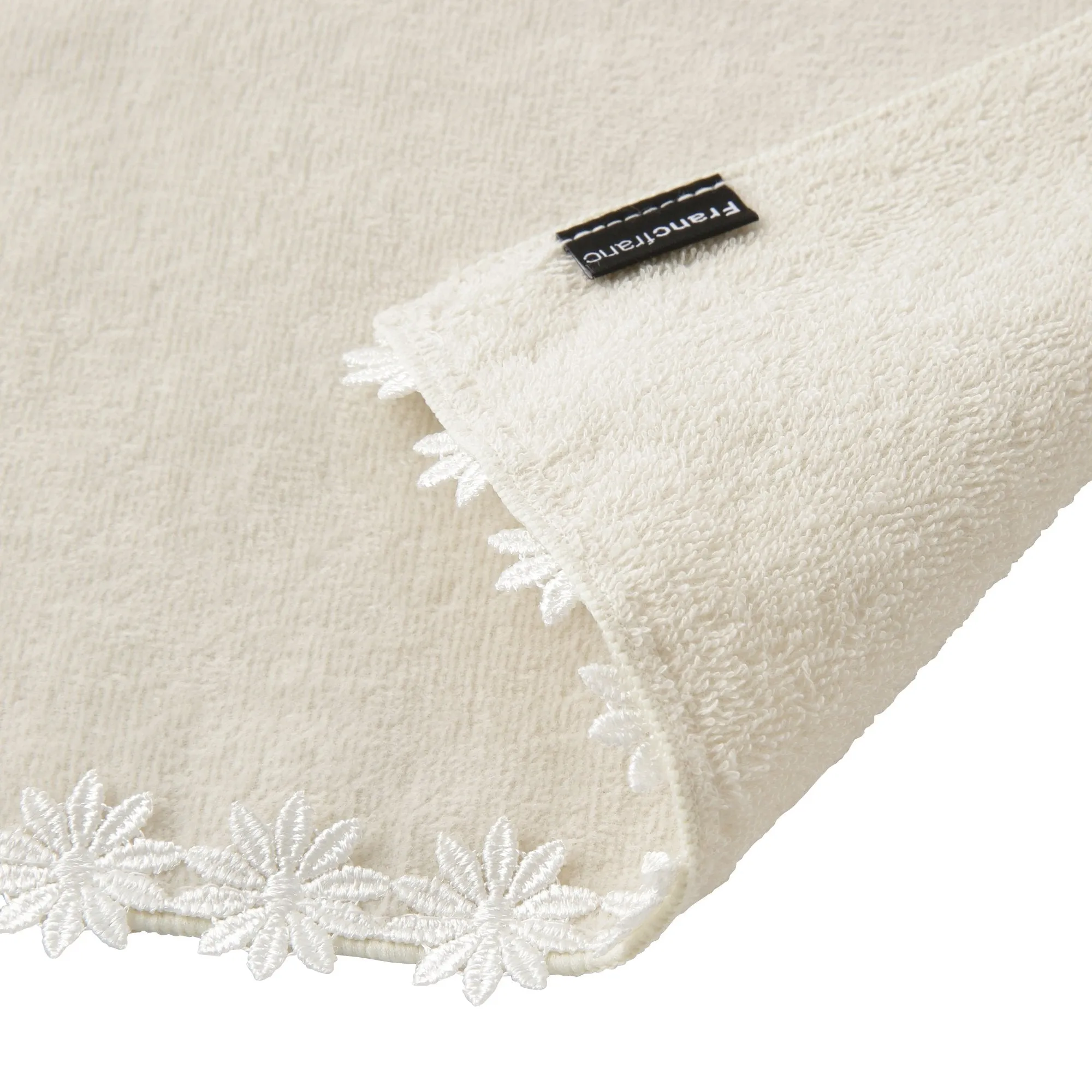 Ballot Antibacterial Deodorant Floret Lace Handkerchief Light Gray