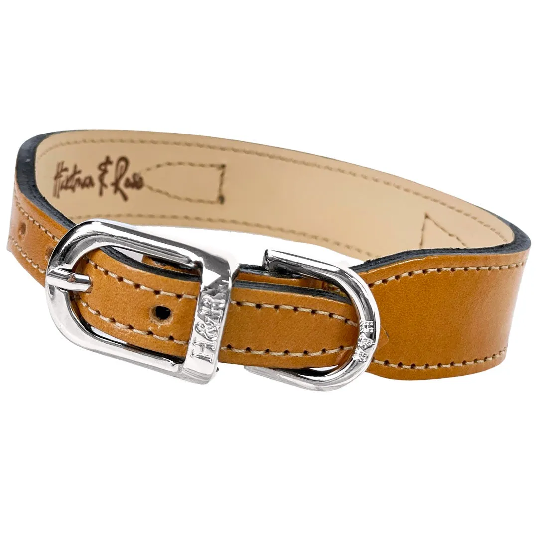Barclay Dog Collar in Tan