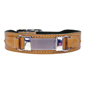 Barclay Dog Collar in Tan