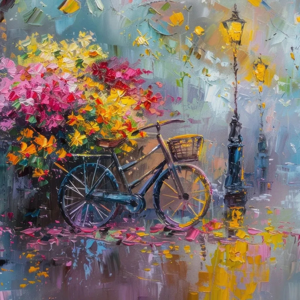 Bicycle Autumn Hues - TooplesArt