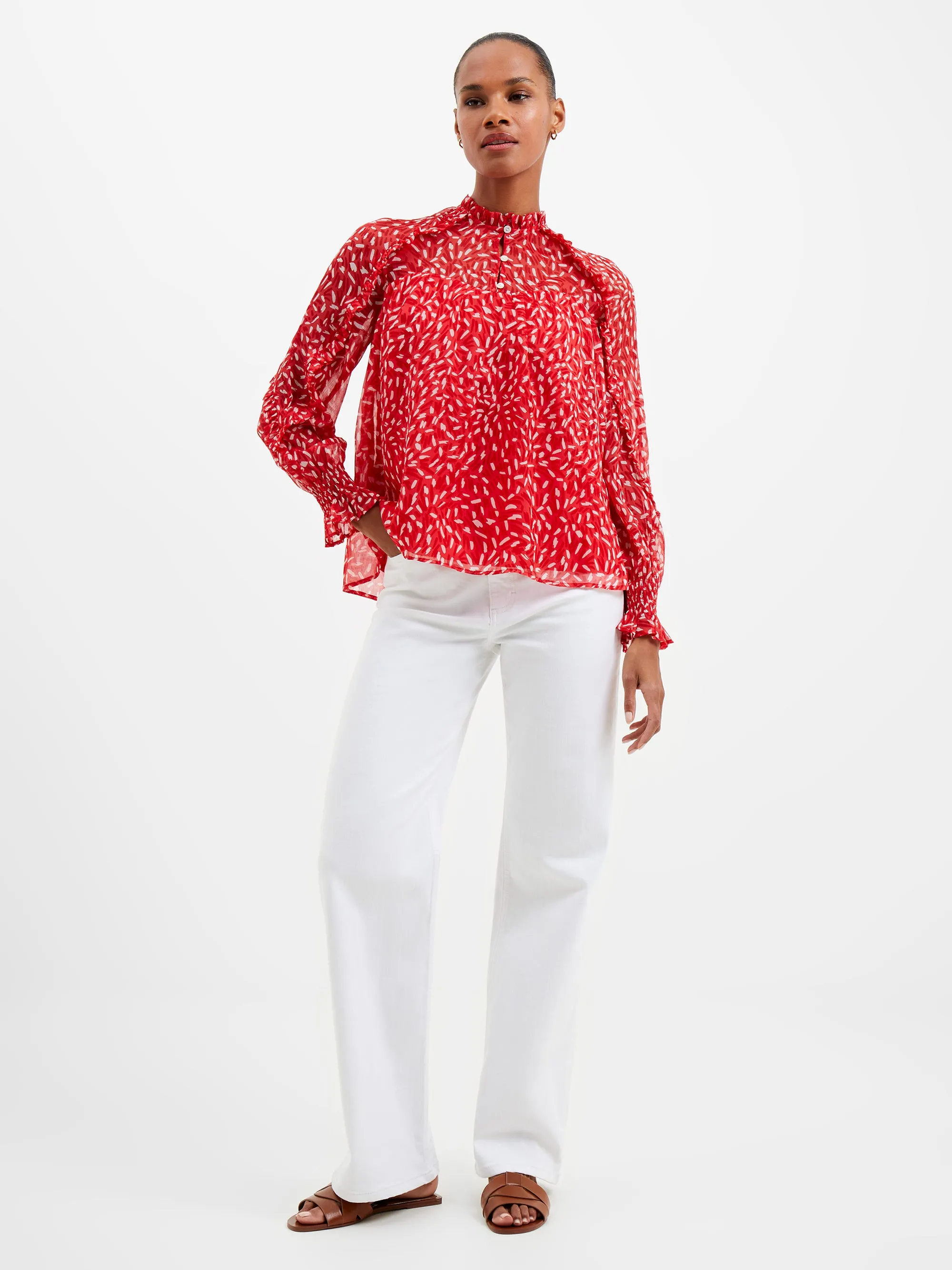Billi Recycled Hallie Frill Top