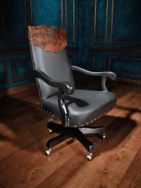Black Hills Cowboy Western Desk Chair
