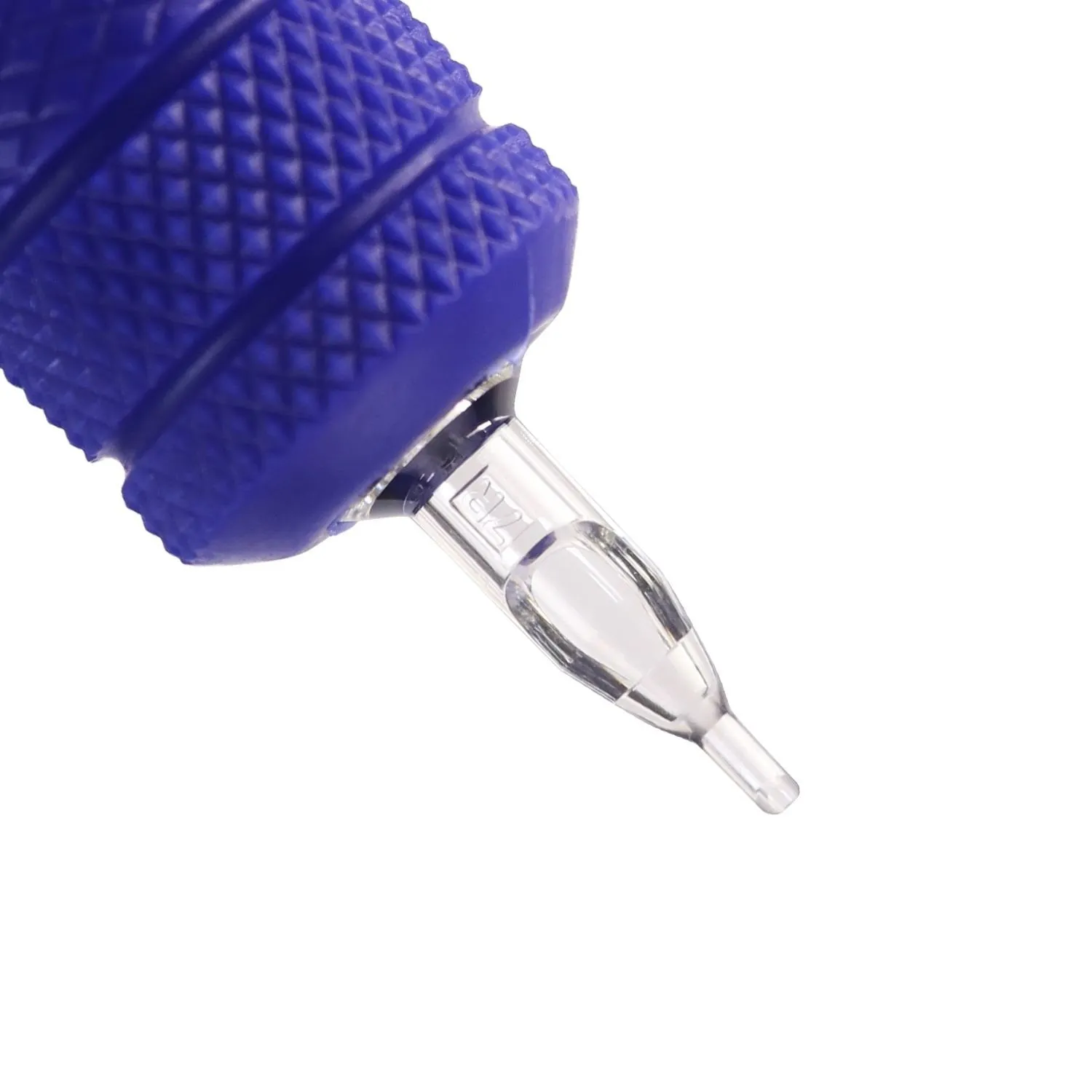 Blue Disposable Tubes Ergo Grip Angled Round GRP-BTE-AR114