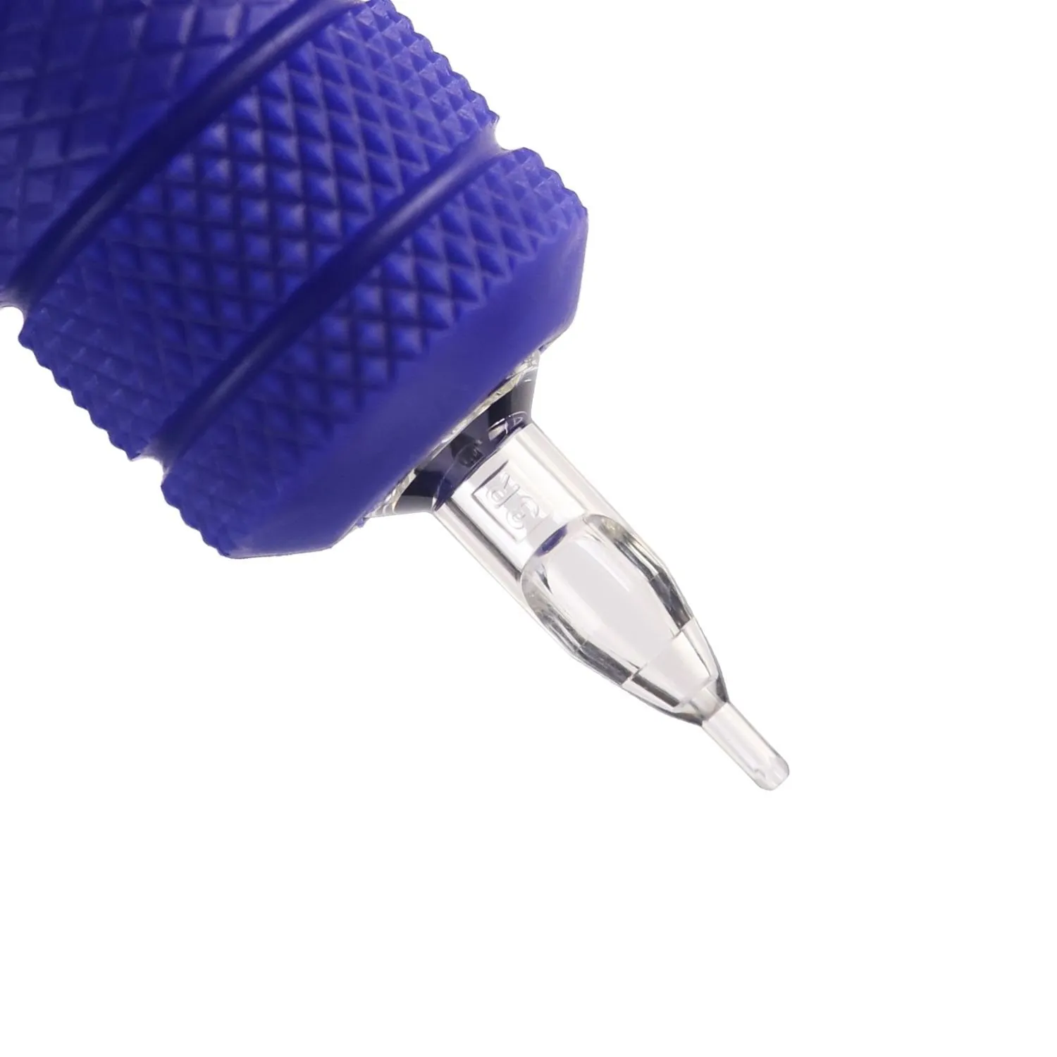 Blue Disposable Tubes Ergo Grip Angled Round GRP-BTE-AR114