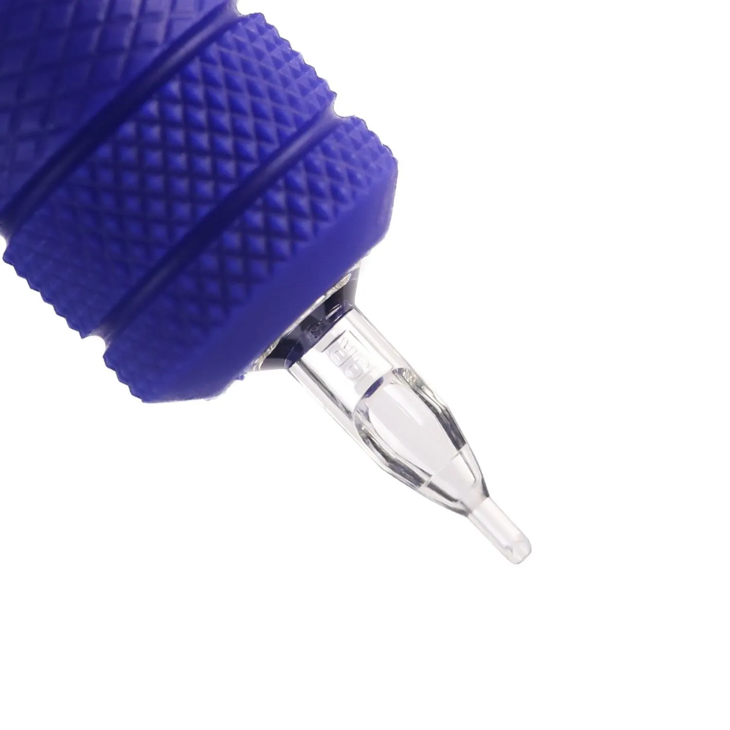 Blue Disposable Tubes Ergo Grip Angled Round GRP-BTE-AR114