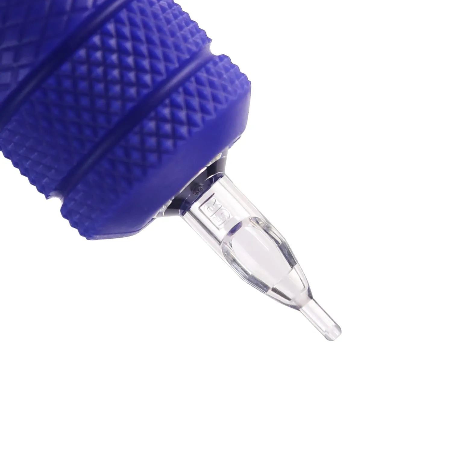 Blue Disposable Tubes Ergo Grip Angled Round GRP-BTE-AR114
