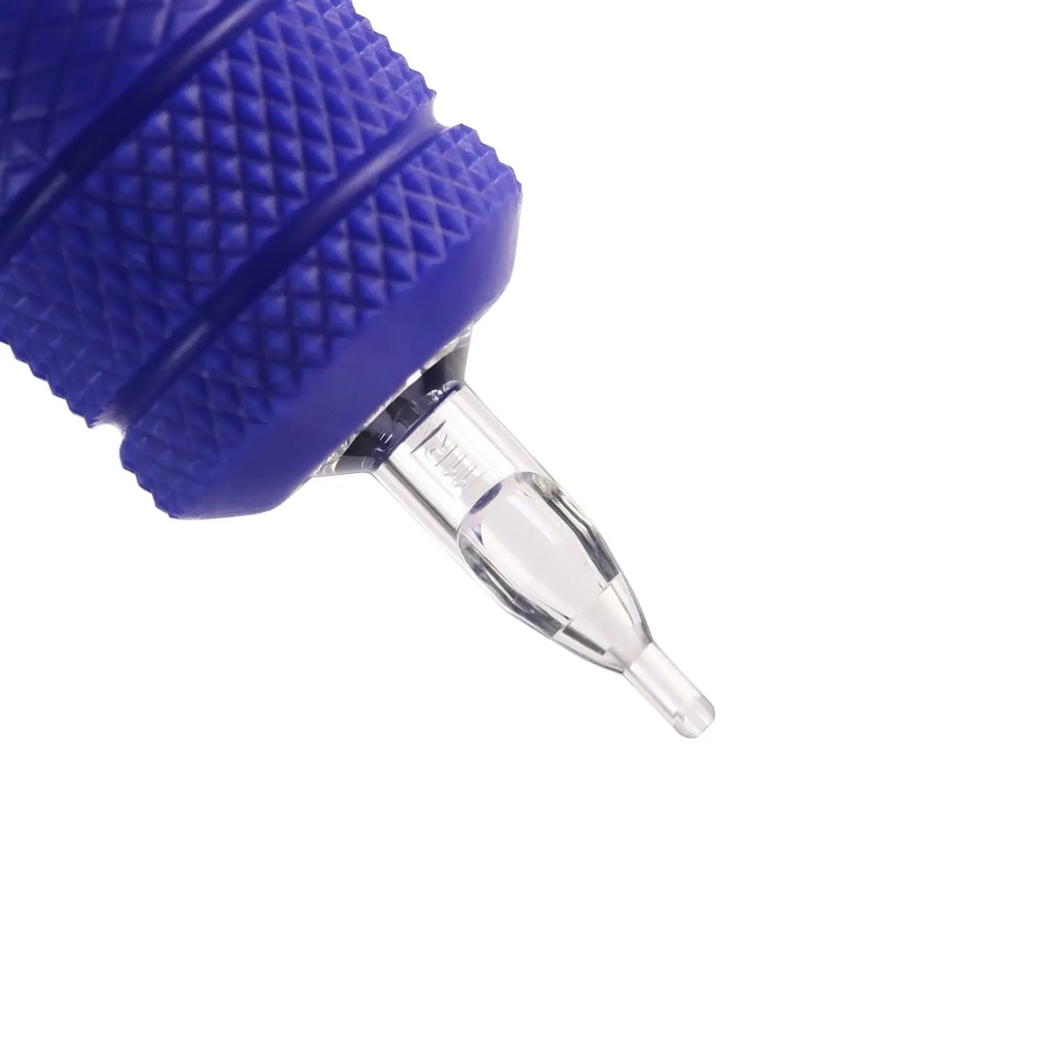 Blue Disposable Tubes Ergo Grip Angled Round GRP-BTE-AR114