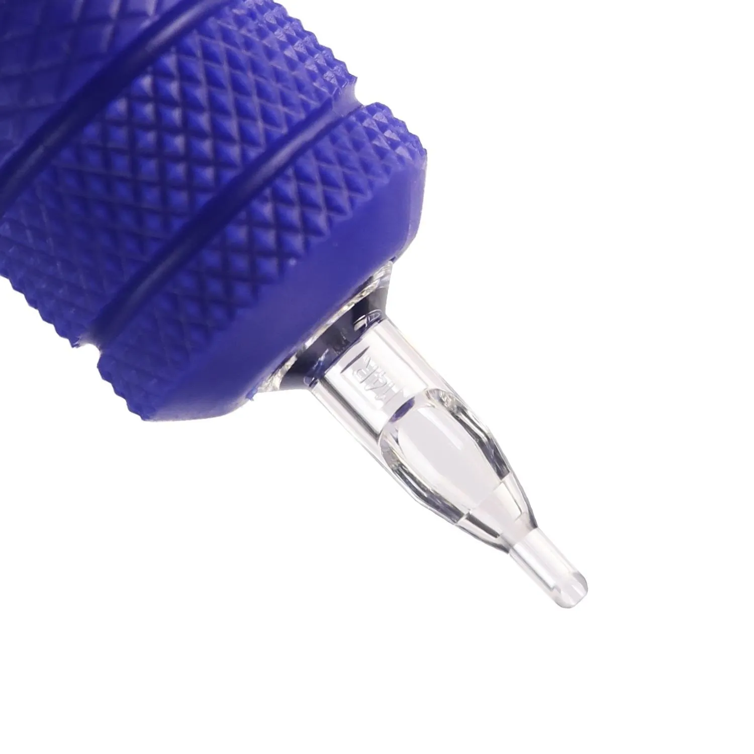 Blue Disposable Tubes Ergo Grip Angled Round GRP-BTE-AR114