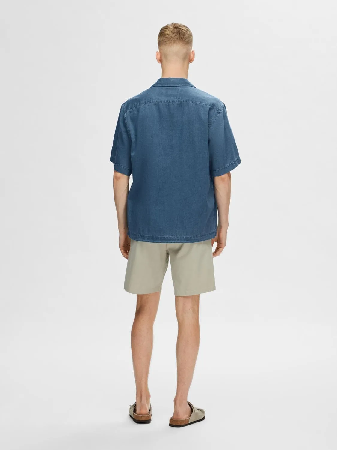 Boxy Denim Resort Shirt