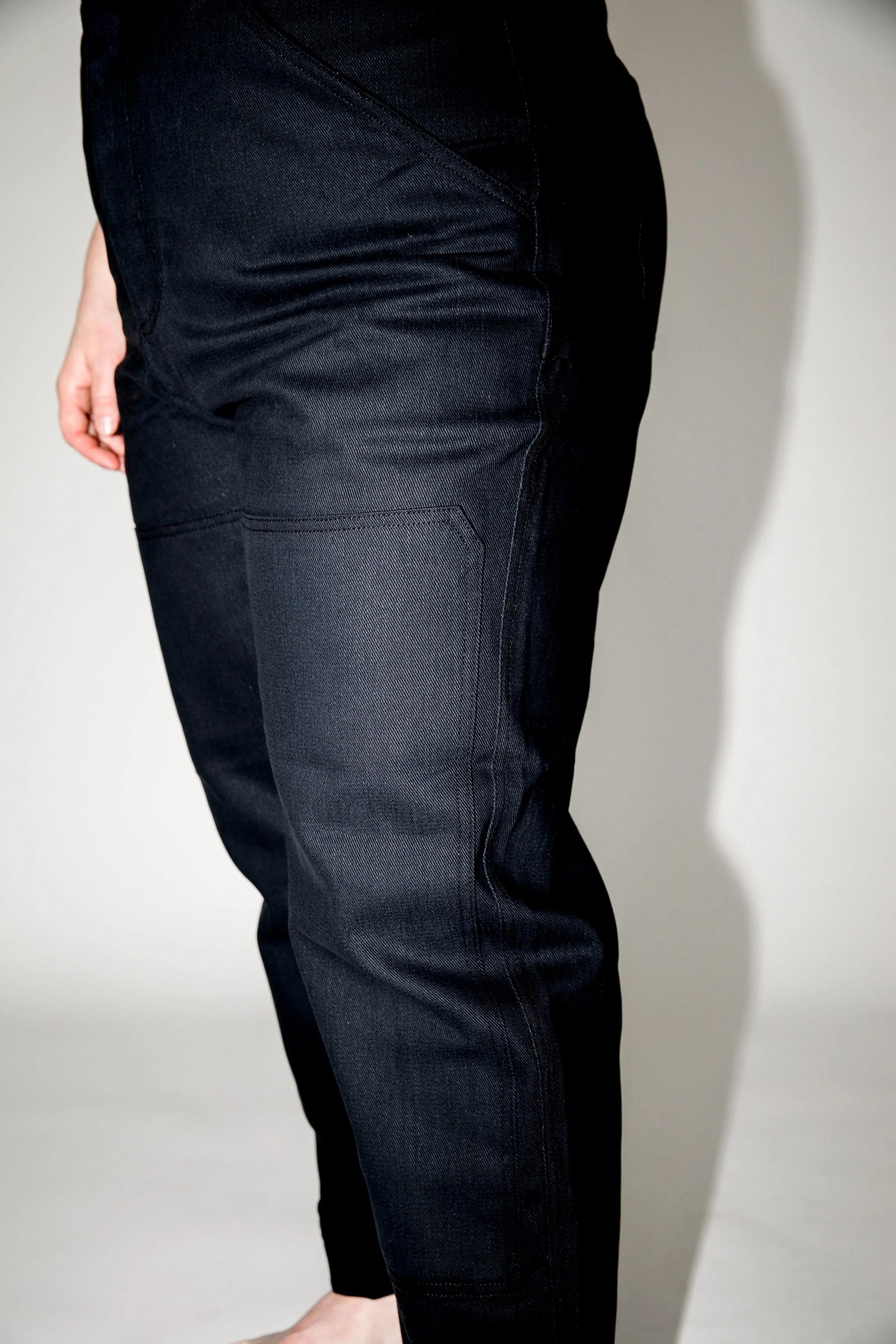 Brewers in Black Denim