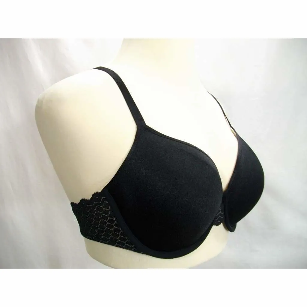 b.tempt'd 953238 by Wacoal Love Triangle Contour UW Bra 32D Black NWT