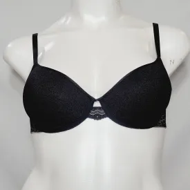 b.tempt'd 953238 by Wacoal Love Triangle Contour UW Bra 32D Black NWT