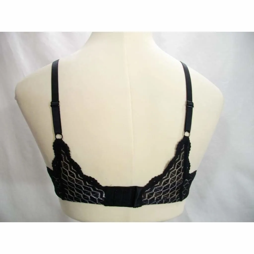 b.tempt'd 953238 by Wacoal Love Triangle Contour UW Bra 32D Black NWT