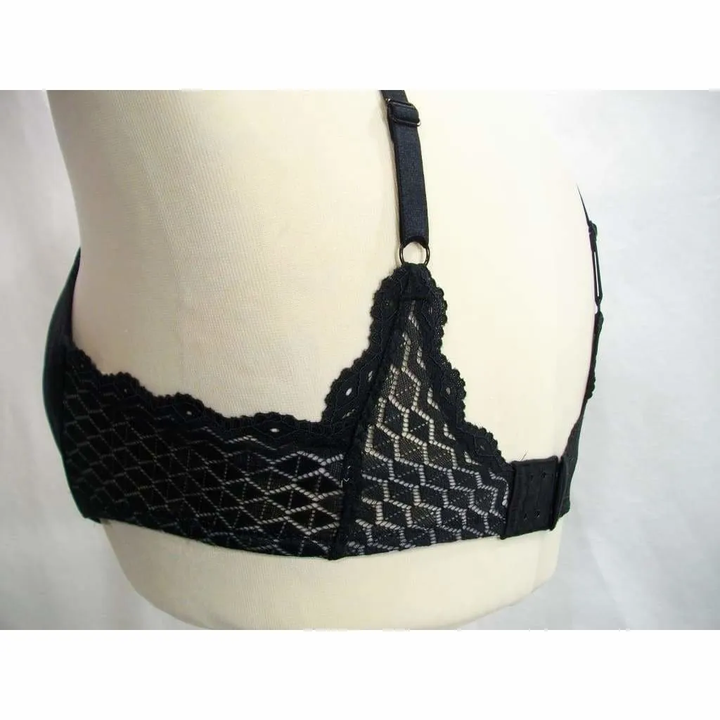 b.tempt'd 953238 by Wacoal Love Triangle Contour UW Bra 32D Black NWT