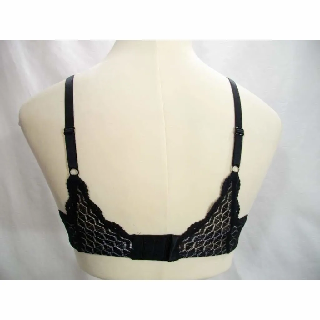 b.tempt'd 953238 by Wacoal Love Triangle Contour UW Bra 32DD Black NWT