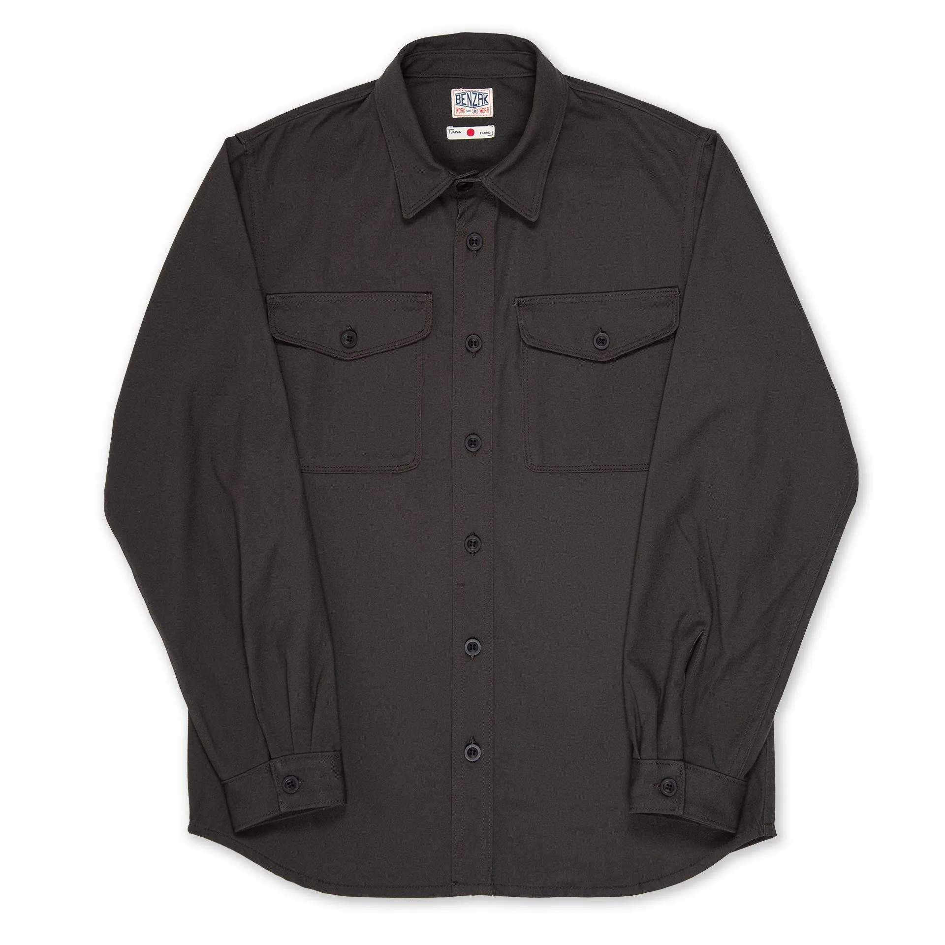 BWS-04 SCOUT OVERSHIRT 9 oz. slate selvedge duck canvas [C/O]