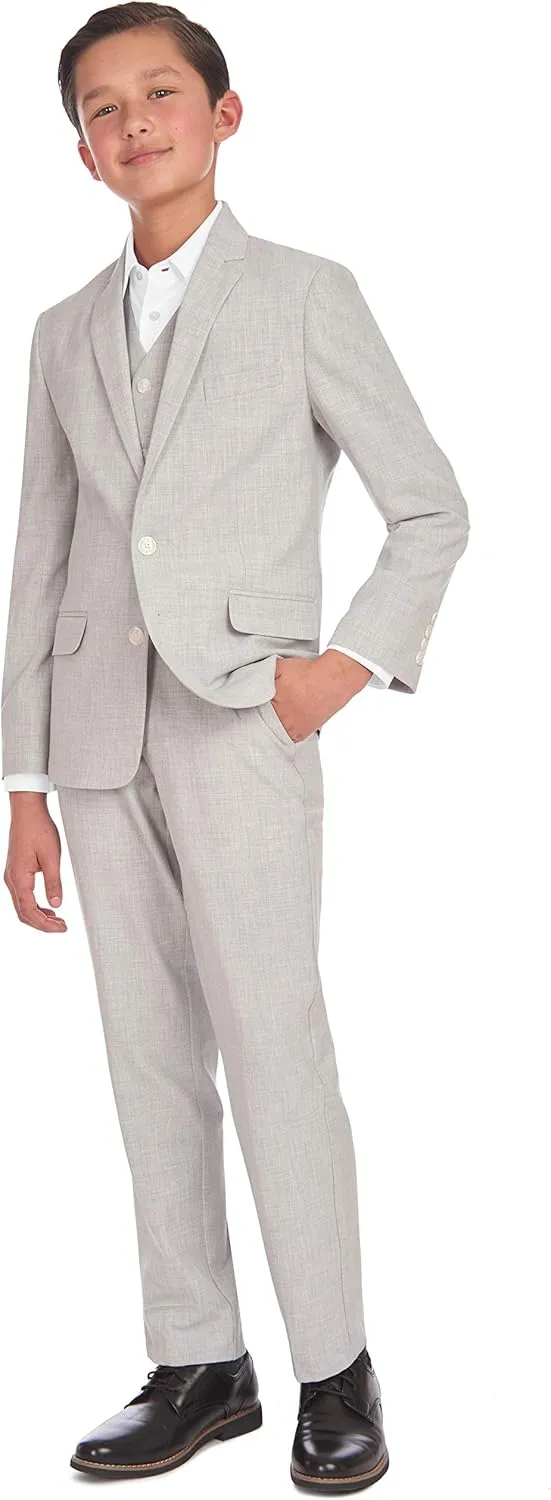 Calvin Klein Boys' 3-Piece Formal Suit Set