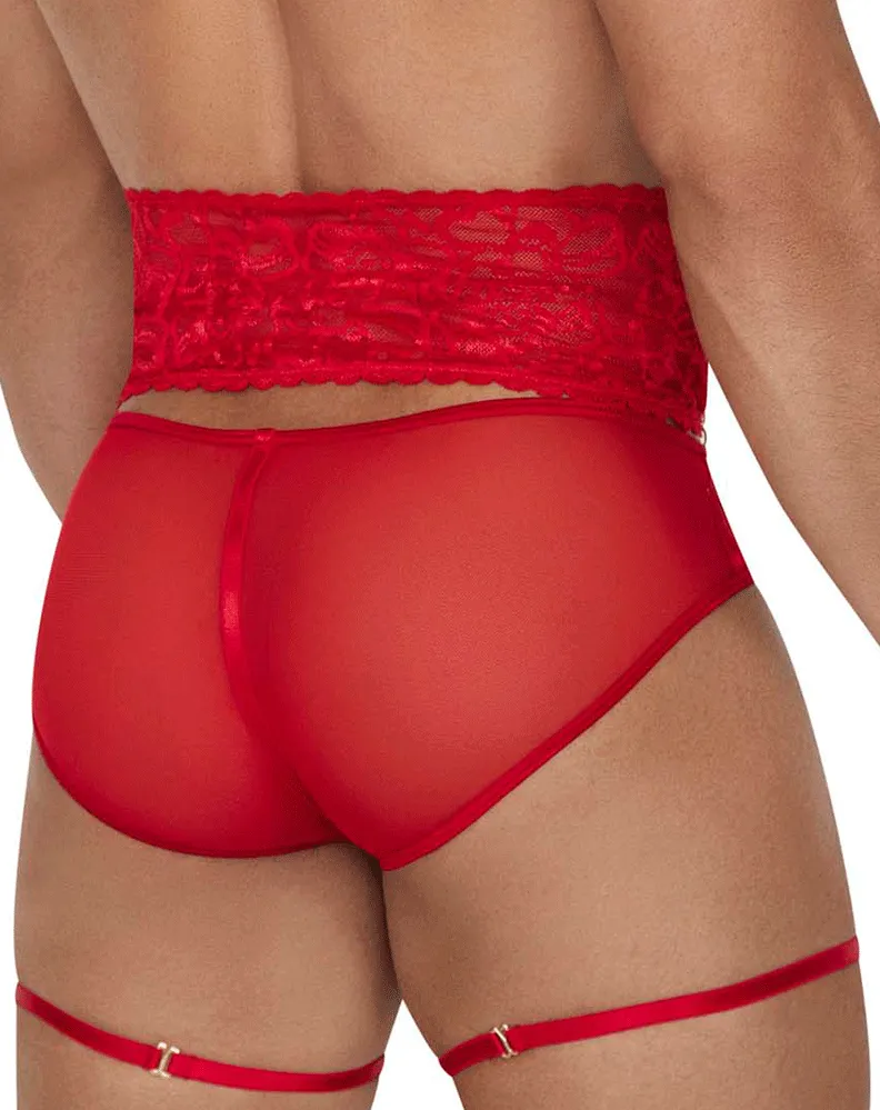 Candyman 99703 Garter Briefs Two Piece Set