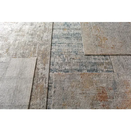 Carmel Modern Aqua & Gray Rug