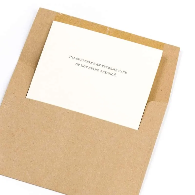 Case of Not Being Beyoncé Card