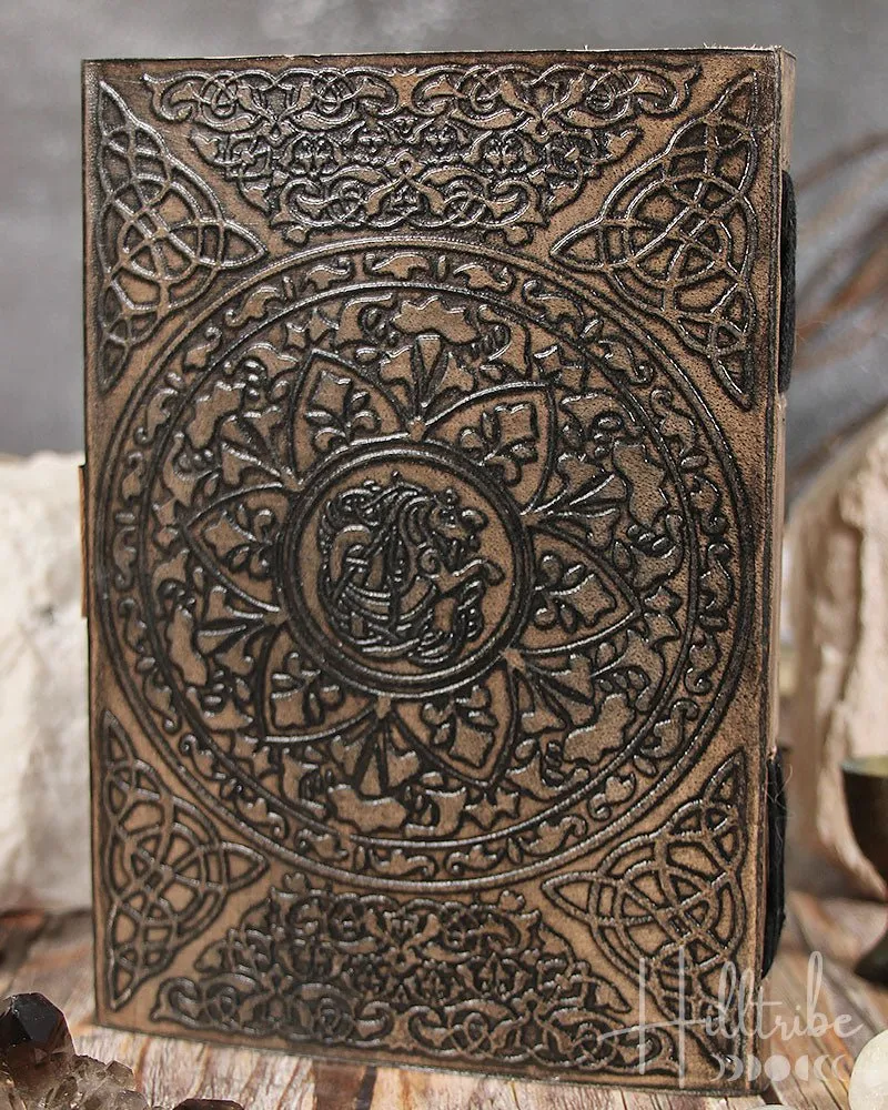 Celtic Dragon Leather Journal