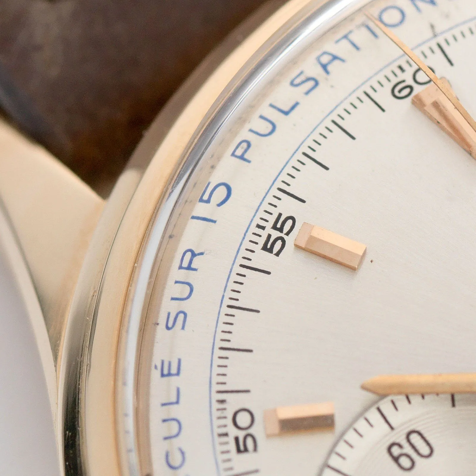 Certina Red Gold Pulsometer Chronograph 1940s