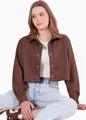 Chaqueta de gamuza corta - PRISSIE